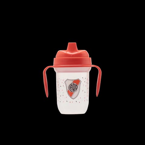 VASO CON PICO DURO ANCHO, VALVULA ANTIDERRAME Y ASAS - RIVER PLATE